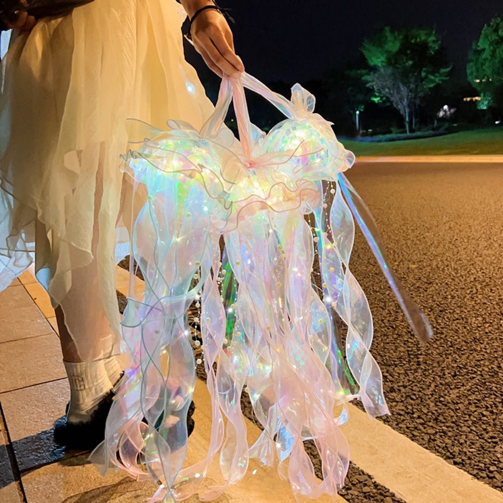 Hanging Jellyfish Lamp Aesthetic Decor