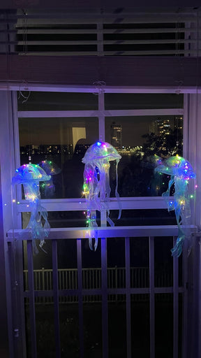 Hanging Jellyfish Lamp Aesthetic Decor