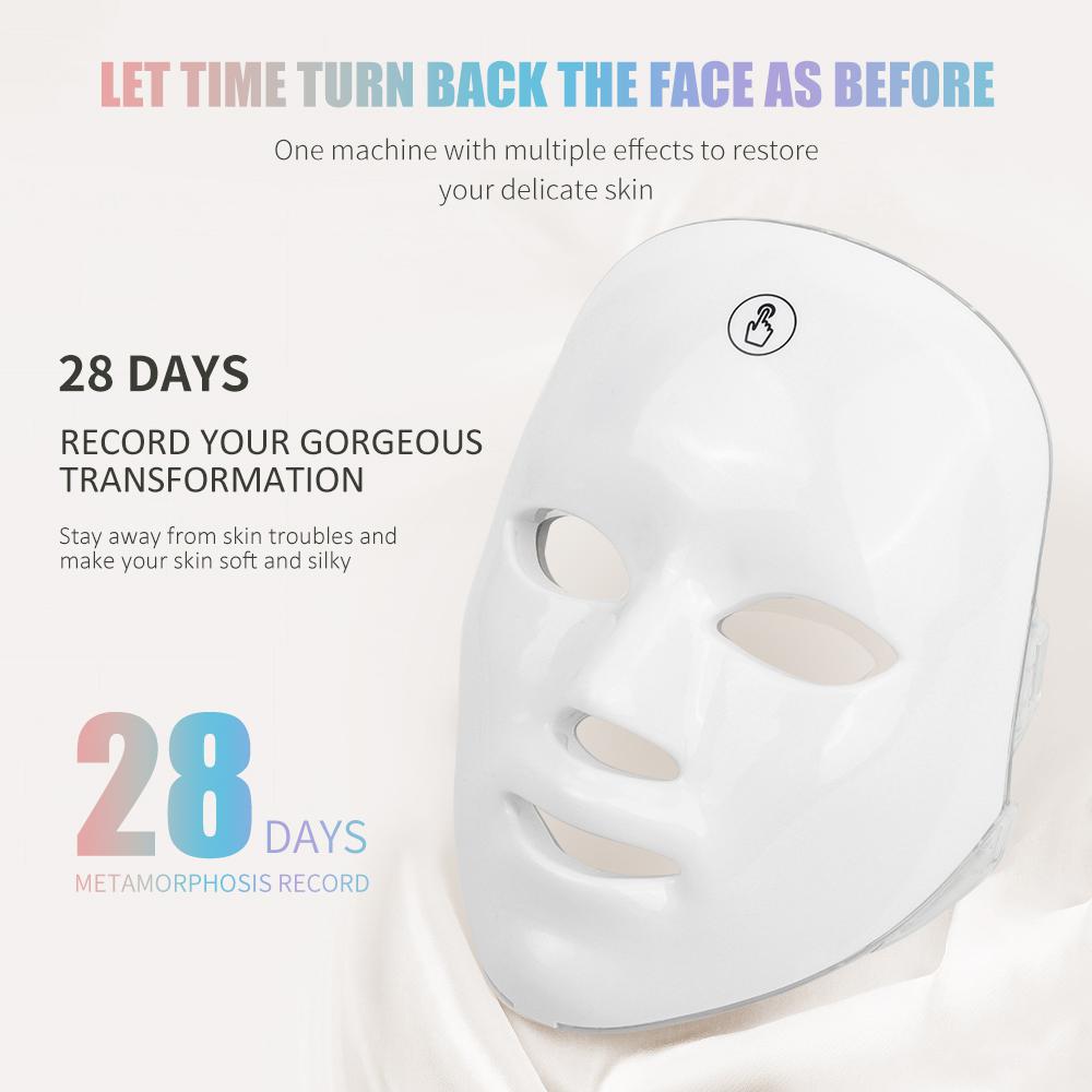 LED Facial Mask Therapy Skin Rejuvenation