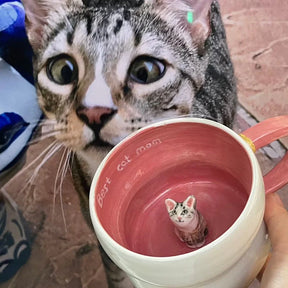 Handmade Custom Pet's Figure Ceramic Mug