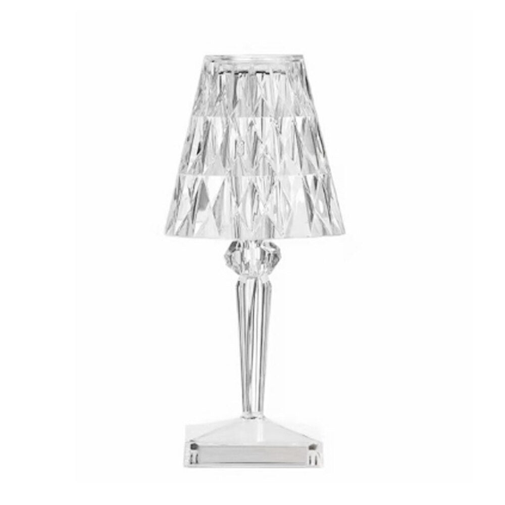 Diamond Table Lamp USB Touch Sensor Acrylic Decoration Desk Lamps For Bedroom Bar Crystal Lighting Gift LED Night Light