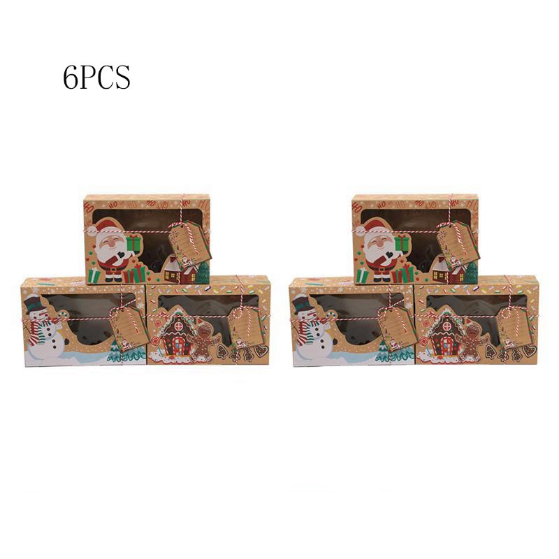 1/4/5Pcs Book Shape Merry Christmas Candy Boxes Bags Christmas Santa Claus Gift Box Navidad Natal Noel Party Decoration Supplies