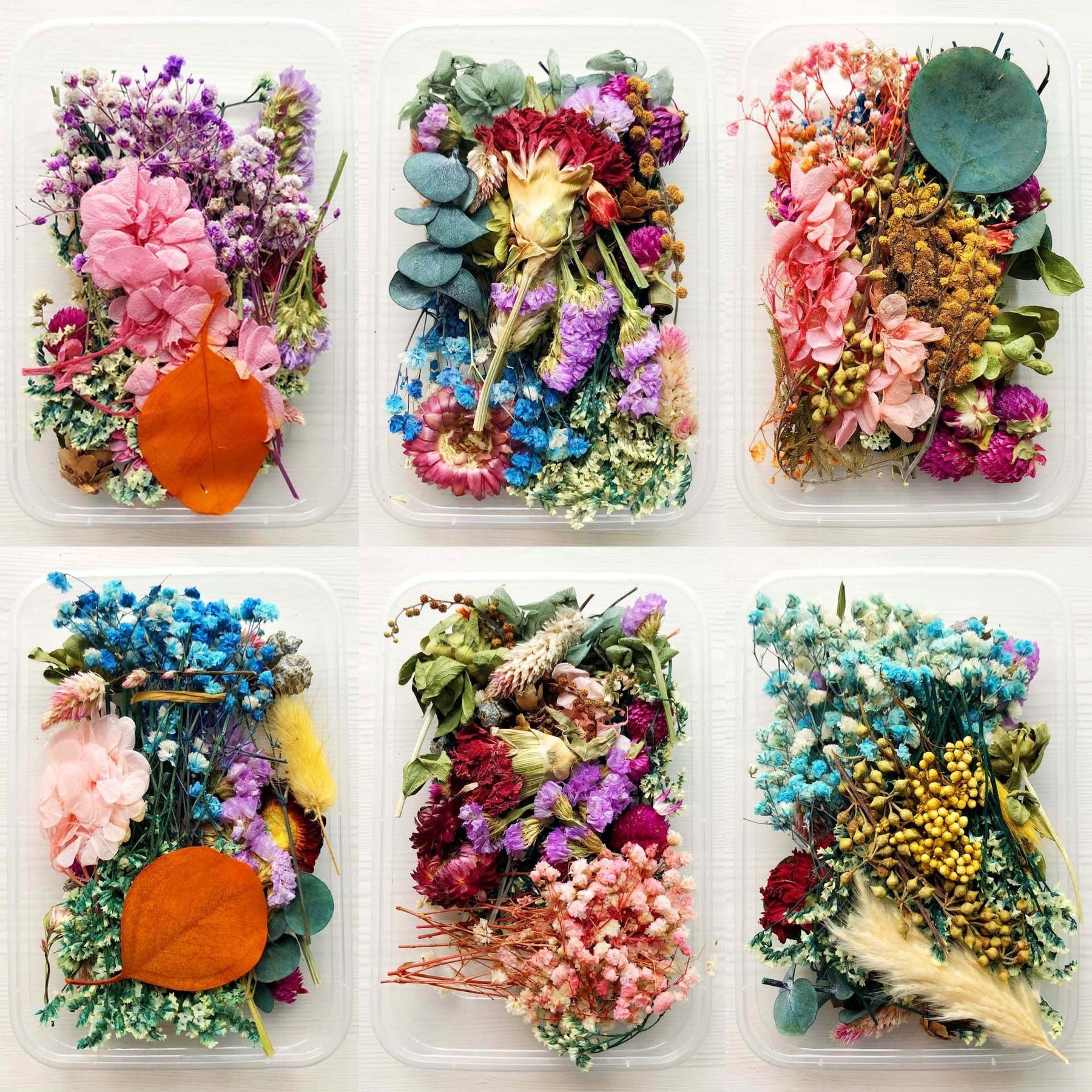 1 Box Dried flowers For Party Festival Decoration Epoxy Resin Real Dry Plant Making Photo Frame Souvenirs Craft DIY Accessories