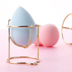 1 pcs Cute Cat Beauty Egg Bracket  Dryer cosmetic Makeup Sponge Gourd Powder Puff Rack  Organizer Box Shelf Holder storage Tools