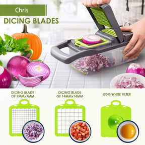 12 in 1 Vegetable Chopper Multifunctional Kitchen Slicer Dicer