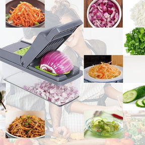 12 in 1 Vegetable Chopper Multifunctional Kitchen Slicer Dicer