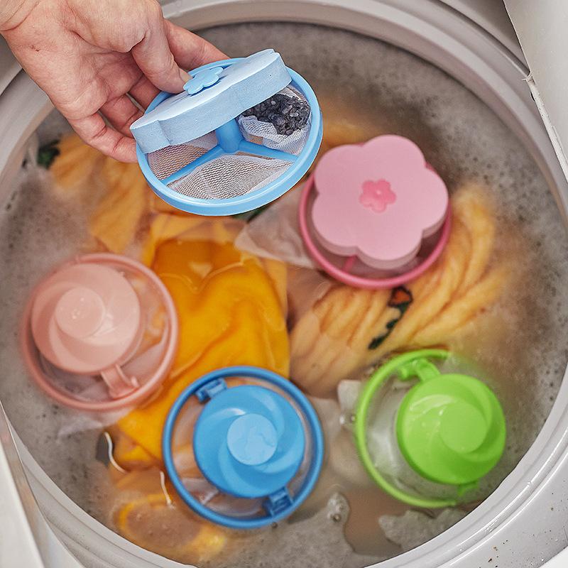 Washing Machine Hair Filter Floating Pet Fur Lint Laundry Cleaning Balls