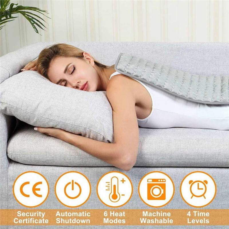 110V-240V Electric Heating Pad Blanket Timer Physiotherapy Heating Pad For Shoulder Neck Back Spine Leg Pain Relief Winter Warm