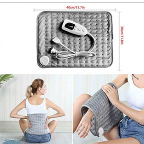 110V-240V Electric Heating Pad Blanket Timer Physiotherapy Heating Pad For Shoulder Neck Back Spine Leg Pain Relief Winter Warm