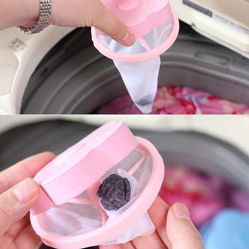 Washing Machine Hair Filter Floating Pet Fur Lint Laundry Cleaning Balls