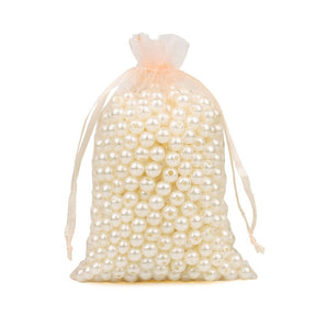 100pcs Drawstring  Jewelry Bag Pouch Organza Jewelry Packaging Bags Wedding Party Decoration Drawable Storage Bags Gift Pouches