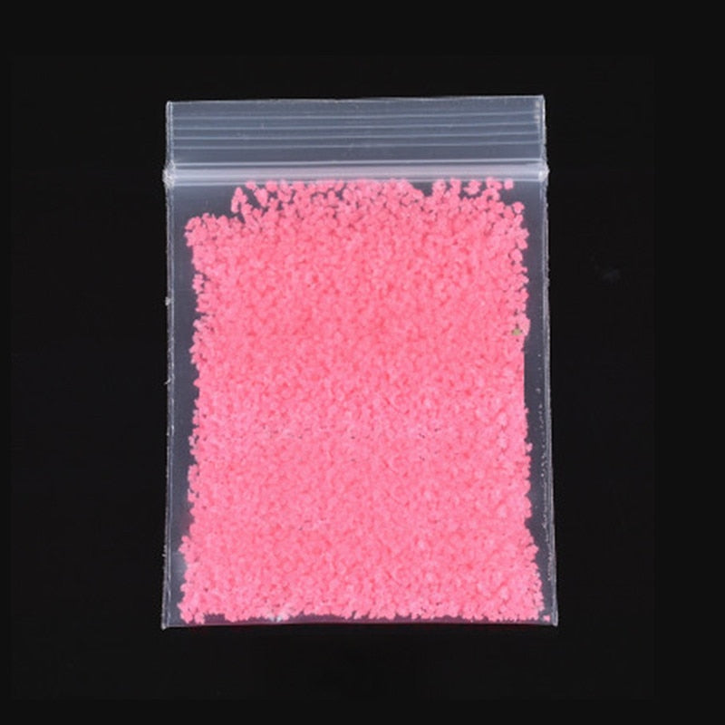 10g Party DIY Fluorescent Super luminous Particles Glow Pigment Bright Gravel Noctilucent Sand Glowing in the Dark Sand Powder