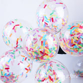 10pcs 12inch Confetti Balloons Ice Cream Mixed Color Balloon Children's Festival Birthday Party Wedding Anniversary Decoration