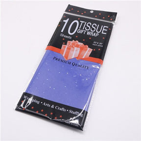 10pcs Tissue Paper 50*66CM Craft Paper Floral Christmas Gift Wrapping Paper Home Decoration Festive Party Supplies