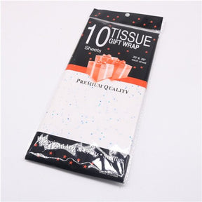 10pcs Tissue Paper 50*66CM Craft Paper Floral Christmas Gift Wrapping Paper Home Decoration Festive Party Supplies