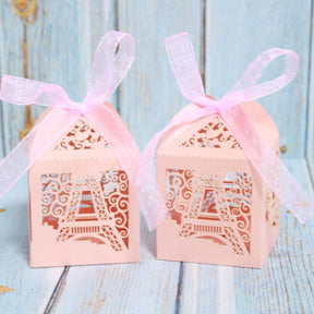 10pcs Wedding Favor Box and Bags Sweet Candy Boxes Baby Shower Treat Kids Birthday Christmas Cracker Box Event Party Supplies