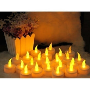 12/24/48pcs Flameless LED Tealight Tea Candles Wedding Light Romantic Candles Lights for  Birthday Party Wedding Decorations