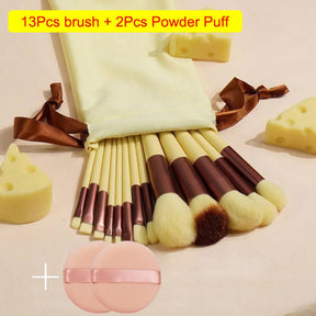 13Pcs Makeup Brush Set Makeup Concealer Brush Blush Loose Powder Brush Eye Shadow Highlighter Foundation Brush Beauty Tools