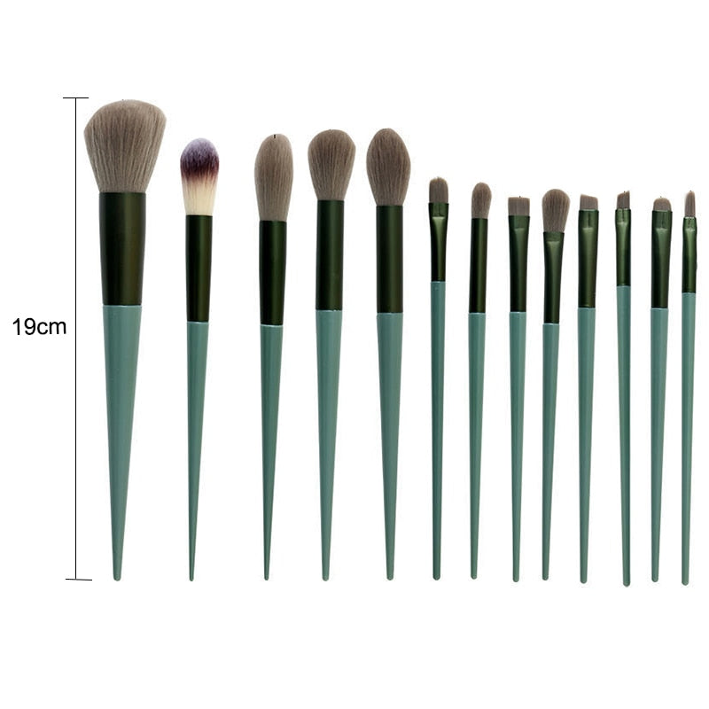 13Pcs Makeup Brush Set Makeup Concealer Brush Blush Loose Powder Brush Eye Shadow Highlighter Foundation Brush Beauty Tools