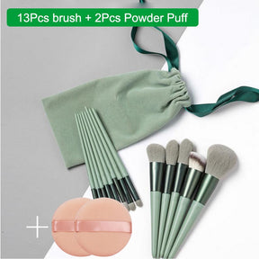 13Pcs Makeup Brush Set Makeup Concealer Brush Blush Loose Powder Brush Eye Shadow Highlighter Foundation Brush Beauty Tools