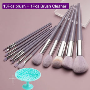 13Pcs Makeup Brush Set Makeup Concealer Brush Blush Loose Powder Brush Eye Shadow Highlighter Foundation Brush Beauty Tools