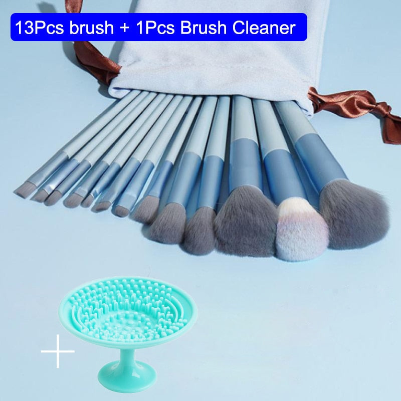 13Pcs Makeup Brush Set Makeup Concealer Brush Blush Loose Powder Brush Eye Shadow Highlighter Foundation Brush Beauty Tools