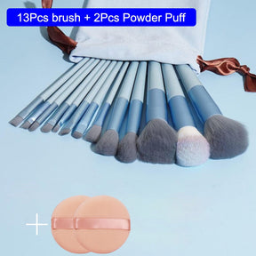 13Pcs Makeup Brush Set Makeup Concealer Brush Blush Loose Powder Brush Eye Shadow Highlighter Foundation Brush Beauty Tools