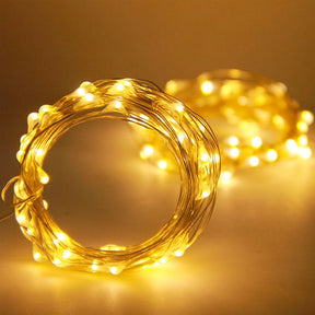 1M 2M 3M 5M 10M Copper Wire LED String lights Holiday lighting Fairy Garland For Christmas Tree Wedding Party Decoration