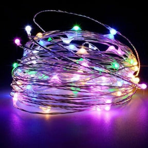 1M 2M 3M 5M 10M Copper Wire LED String lights Holiday lighting Fairy Garland For Christmas Tree Wedding Party Decoration