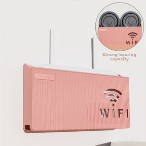 1PC Wall Hanging Wireless Wifi Router Shelf Storage Box ABS Plastic Organizer Box Cable Power Bracket Organizer Box Home Decor