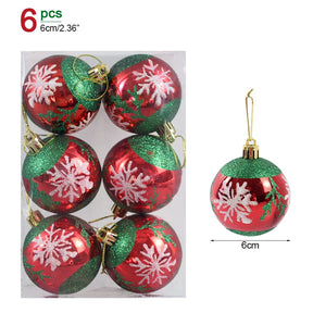 1box Christmas Balls Christmas Tree Ornaments Ball Xmas Hanging Tree Pendants Home Party Decor 2022 New Year Gift Noel Navidad