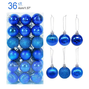 1box Christmas Balls Christmas Tree Ornaments Ball Xmas Hanging Tree Pendants Home Party Decor 2022 New Year Gift Noel Navidad