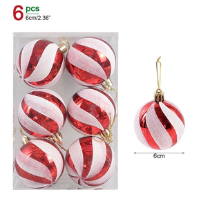 1box Christmas Balls Christmas Tree Ornaments Ball Xmas Hanging Tree Pendants Home Party Decor 2022 New Year Gift Noel Navidad