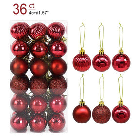 1box Christmas Balls Christmas Tree Ornaments Ball Xmas Hanging Tree Pendants Home Party Decor 2022 New Year Gift Noel Navidad