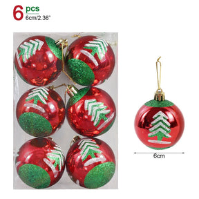 1box Christmas Balls Christmas Tree Ornaments Ball Xmas Hanging Tree Pendants Home Party Decor 2022 New Year Gift Noel Navidad