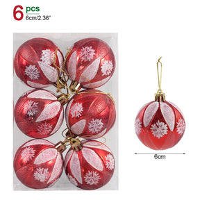 1box Christmas Balls Christmas Tree Ornaments Ball Xmas Hanging Tree Pendants Home Party Decor 2022 New Year Gift Noel Navidad