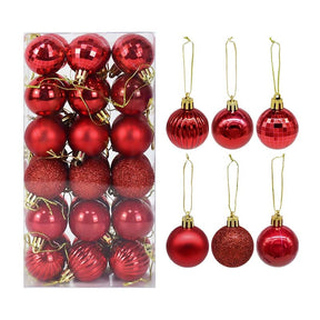 1box Christmas Balls Christmas Tree Ornaments Ball Xmas Hanging Tree Pendants Home Party Decor 2022 New Year Gift Noel Navidad