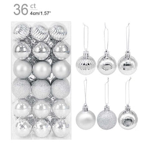 1box Christmas Balls Christmas Tree Ornaments Ball Xmas Hanging Tree Pendants Home Party Decor 2022 New Year Gift Noel Navidad