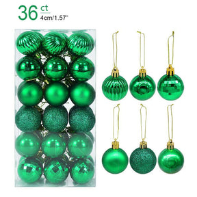 1box Christmas Balls Christmas Tree Ornaments Ball Xmas Hanging Tree Pendants Home Party Decor 2022 New Year Gift Noel Navidad