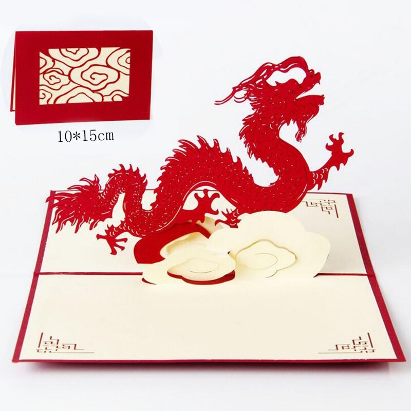 1pcs 3D Pop Up Greeting Cards With Envelope Laser Cut Post Card For Birthday Christmas Valentine' Day Party Wedding Decoration