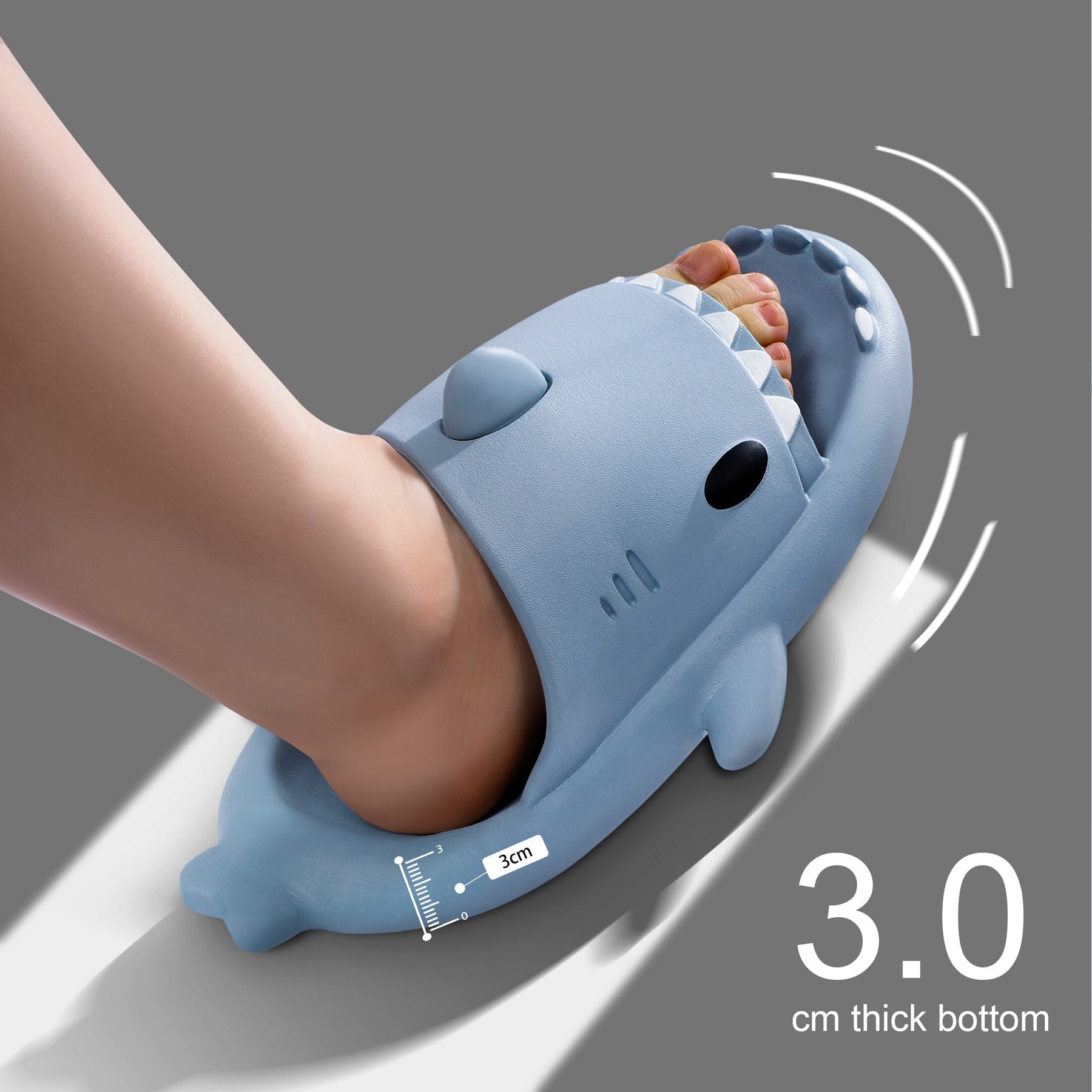 2022 Hot Cartoon Shark Cotton Slippers Adults Kids Warm Winter Cute Shoes Parents Children Waterproof Indoor Outdoor Plush Soft