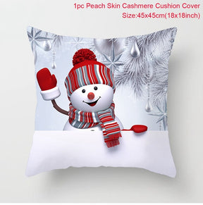 2022 Merry Christmas Cushion Cover Christmas Decorations for Home Christmas Ornaments Xmas Navidad Gifts Happy New Year 2023