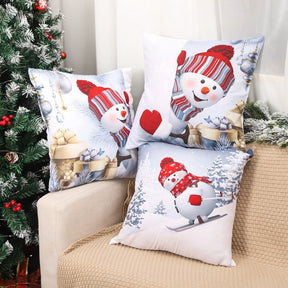 2022 Merry Christmas Cushion Cover Christmas Decorations for Home Christmas Ornaments Xmas Navidad Gifts Happy New Year 2023