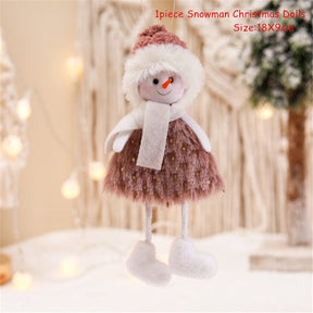 2022 Navidad Xmas Tree Pendant Ornaments 2023 New Year Gifts Christmas Angel Dolls Christmas Decoration for Home Natal Noel Deco