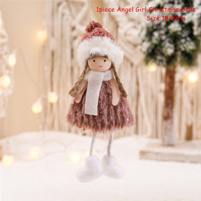 2022 Navidad Xmas Tree Pendant Ornaments 2023 New Year Gifts Christmas Angel Dolls Christmas Decoration for Home Natal Noel Deco