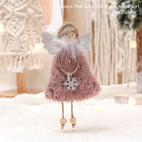 2022 Navidad Xmas Tree Pendant Ornaments 2023 New Year Gifts Christmas Angel Dolls Christmas Decoration for Home Natal Noel Deco