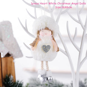 2022 Navidad Xmas Tree Pendant Ornaments 2023 New Year Gifts Christmas Angel Dolls Christmas Decoration for Home Natal Noel Deco