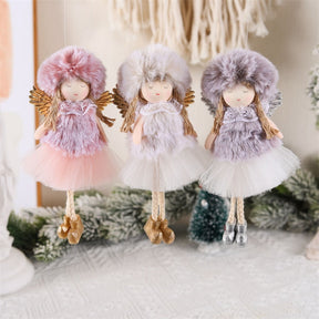 2022 Navidad Xmas Tree Pendant Ornaments 2023 New Year Gifts Christmas Angel Dolls Christmas Decoration for Home Natal Noel Deco