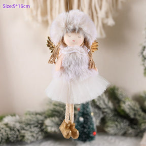 2022 Navidad Xmas Tree Pendant Ornaments 2023 New Year Gifts Christmas Angel Dolls Christmas Decoration for Home Natal Noel Deco