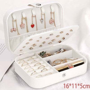 2022 New Double-Layer Velvet Jewelry Box European Jewelry Storage Box Large Space Jewelry Holder Gift Box